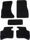 Car Mats Carpet Economy Quality Black Compatible with Daihatsu Terios 1 Model 1997-2006 5 Pieces