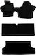 Car Mats Carpet Quality Luxury Black Hyundai H1 3 Rows 9-Seater Model 2007-Present 3 Pieces
