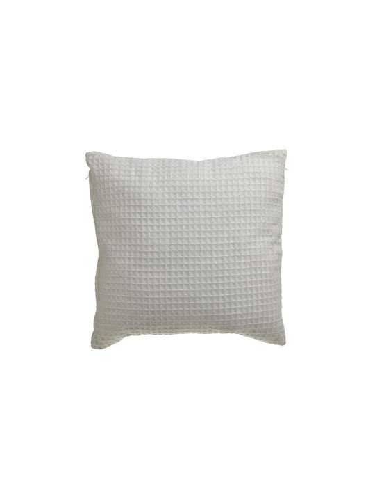 Click Sofa-Kissen aus 100% Baumwolle Weiß 45x45cm