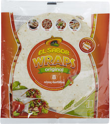 El Sabor Wraps Τορτίγια 20cm 8τεμ 320gr