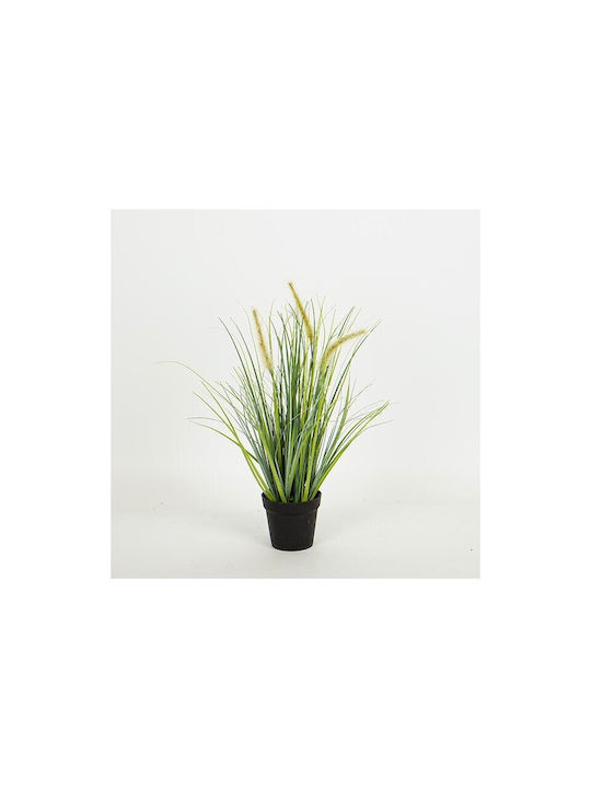 Künstliche Pflanze im Töpfchen Weiß 36cm