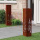 vidaXL Set of 2 Solar Lights Street Warm White ...