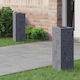 vidaXL Set of 2 Solar Lights Street Warm White ...