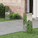 vidaXL Set of 2 Solar Lights Street Warm White ...
