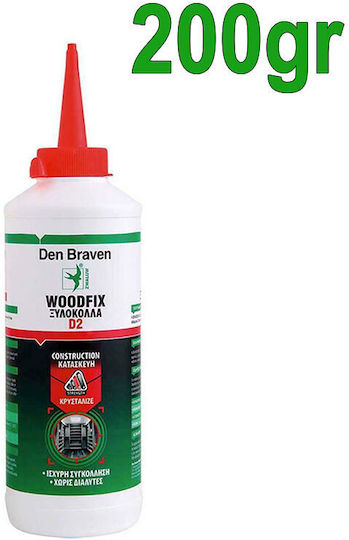 Bostik Den Braven Woodfix D2 Ξυλόκολλα Διάφανη 200gr