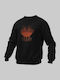 Fleece Kinder-Sweatshirt Schwarz