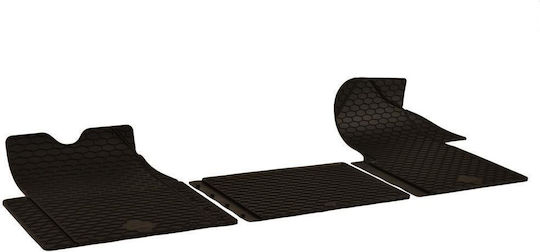 Umbrella Covorașe Față 3buc din Furtun pentru Opel Movano Renault Maestru Nissan Interstar 1998-2009 Negre