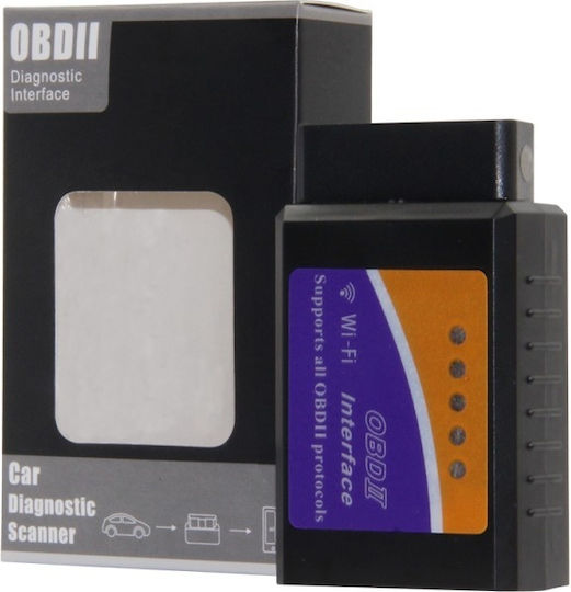 Techstar Obd2 Wifi Диагностичен Интерфейс Elm V1.5 Чип Torque