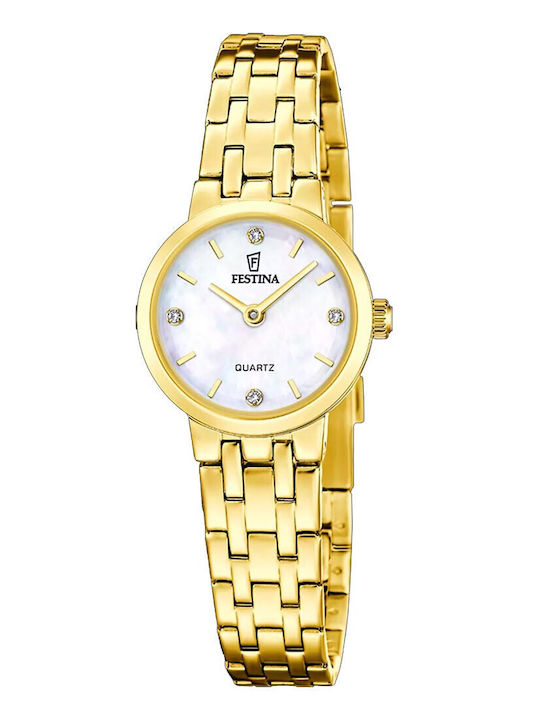 Festina Ladies Ceas de Damă cu Auriu Brățară Metalică