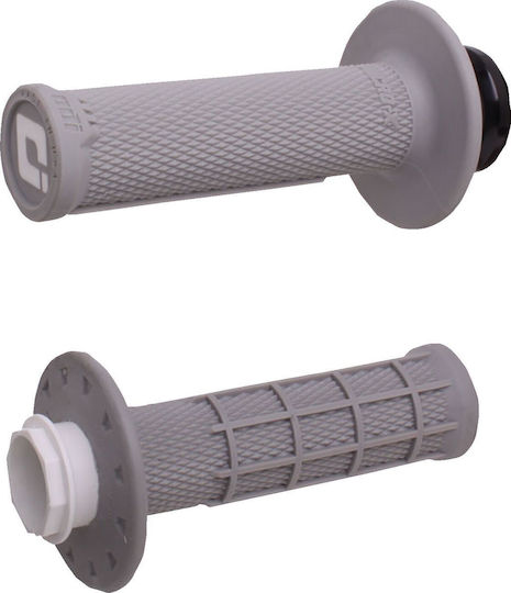 Odi Γκριπ Τιμόνι 22mm Micro-x V2 Diamond Knurled Flange Half Waffle Medium H36mxg Γκρι