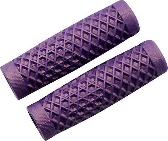 Odi Mânere Închise Ghidon 22mm Lungime 12,7cm Vans Full Waffle Fără Flanșă Conice Universale Medii Violet
