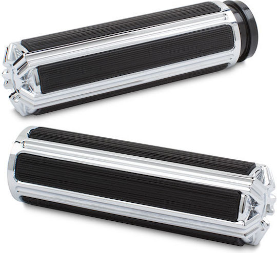 Mânere Grips Motocicletă Harley-Davidson Arlen Ness 10-Gauge Comfort Grips Crom