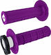 Odi Motorradlenkergriffe 22mm Länge 12,5cm Mx V2 Cam Flansch Halbes Waffel Universell Mittel H36hwpr Lila
