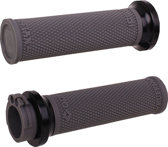 Odi Grip Ghidon 25,4mm Ruffian Cable Diamond Knurled Fără Flanșă Fără Waffle Mediu V30hcwh-b Gri
