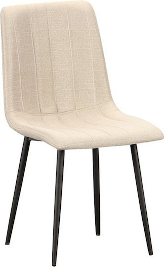 Dora Stühle Speisesaal Beige 1Stück 43x50x85cm