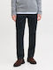 Pantaloni Bărbați Chino Elastic Regular Fit Albastru Marin