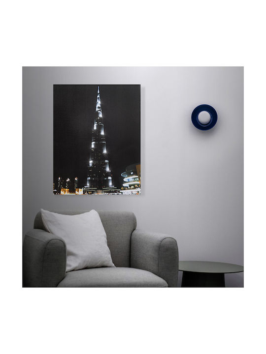Family Pound Led Picture Burj Khalifa 2 X Aa 38 X 48 Cm