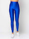 Women's Legging Shiny Blue