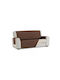 Sofazip Elastische Abdeckung für Dreisitziges Sofa Brown - Beige 160εκ. 1Stück SZMATMABE