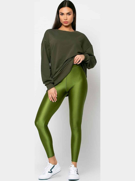 Women's Legging Shiny Olive