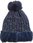 Verde Beanie Beanie Knitted in Blue color