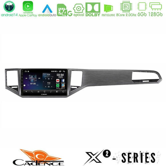 Cadence Ηχοσύστημα Αυτοκινήτου για Volkswagen Sportsvan 2014-2020 (Bluetooth/USB/WiFi/GPS/Apple-Carplay/Android-Auto) με Οθόνη Αφής 9"