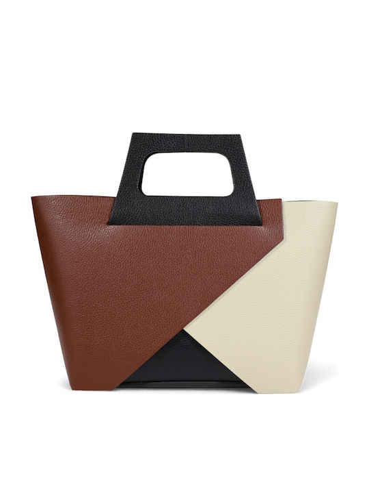 Passaggio Leather Кожена Дамска Чанта Тоут Ръчн...