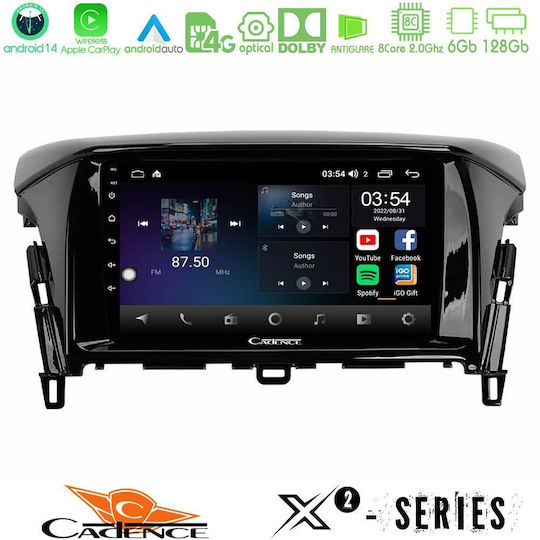 Cadence Ηχοσύστημα Αυτοκινήτου για Mitsubishi Eclipse Cross 2018 2022 (Bluetooth/USB/WiFi/GPS/Apple-Carplay/Android-Auto) με Οθόνη Αφής 9"