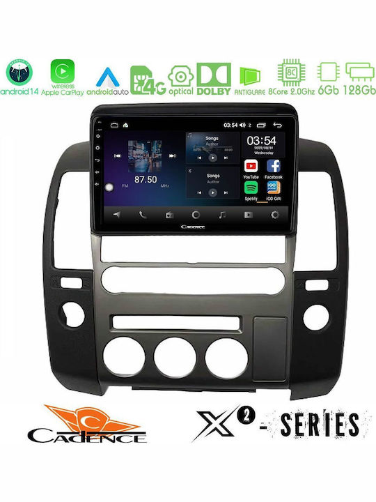 Cadence Car Audio System for Nissan Navara / Pathfinder 2006-2012 (Bluetooth/USB/WiFi/GPS/Apple-Carplay/Android-Auto) with Touch Screen 9"