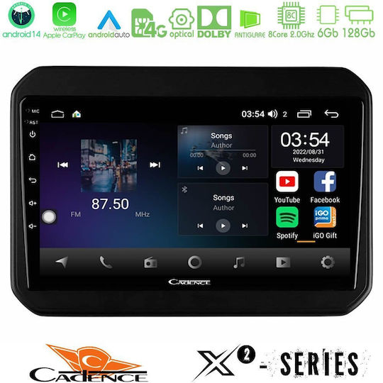 Автомобилна Аудио Система (Блутут/USB/WiFi/GPS/Apple-Carplay/Android-Auto) с Тъчскрийн 9"