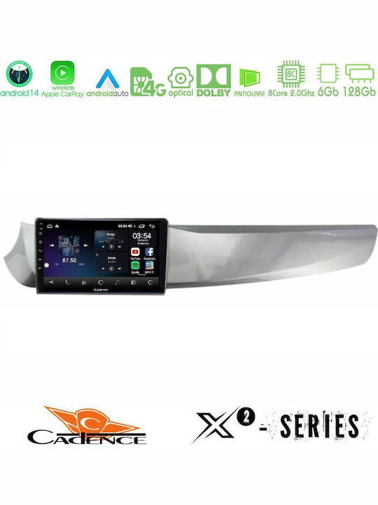 Cadence Car Audio System for Alfa Romeo Giulietta 2010-2014 (Bluetooth/USB/WiFi/GPS/Apple-Carplay/Android-Auto) with Touch Screen 9"