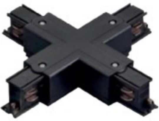 Connector Track 3-Phase Square Black Universe 2-u015103