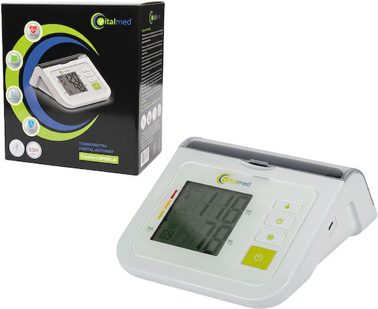 Vitalmed Confort Bp880a Tensiometru Digital Automat Memorie Pentru 2 Utilizatori 120 Rezultate Detectare Aritmie Manșetă 22 42 Cm