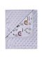 Duet Baby Pătură Pepinieră Swaddling pături 100% bumbac Gri 80x90cm