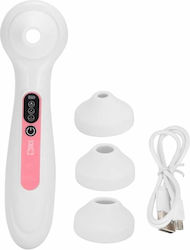 Siks Electric Face Cleansing Device Vacuum Blackhead Removal 3 Intensity Levels 3 Suction Heads Included White Pink Siks Electric Face Cleansing Device Vacuum Blackhead Removal 3 Intensity Levels 3 Suction Heads Included White Pink