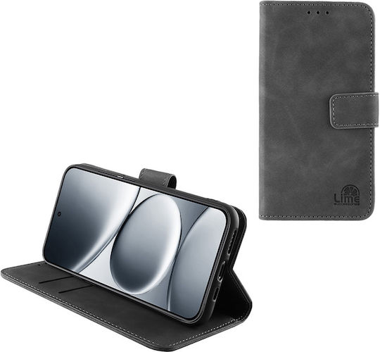 Lime Essential Magnet Book Δερματίνης Γκρι (Redmi Note 15 Pro 5G)