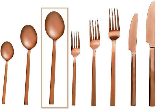 Espiel Divine Dinner Stainless Steel Orange Spoon Set