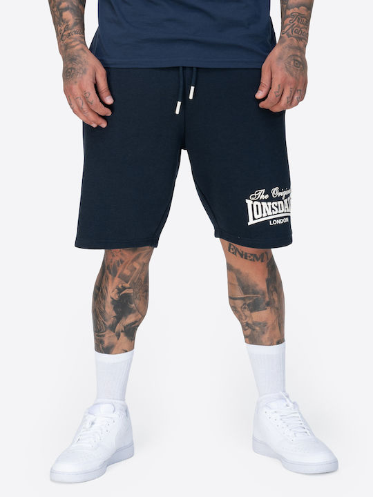 Hulton Men's Athletic Shorts Dark Navy/ecru