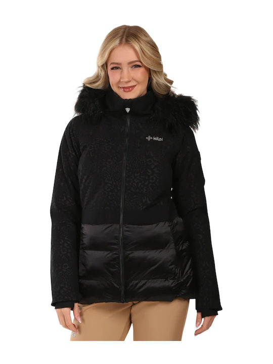 Kilpi ZL0106KI-BLK Γυναικείο Μπουφάν για Σκι & Snowboard Μαύρο