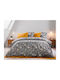 Linea Home Duvet Cover Single 160x240 Mural Grey