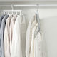 Bewello Plastic Wardrobe Lift White 1pcs