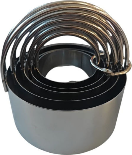 Set 5 Simple Round Cutters Handle Lumea