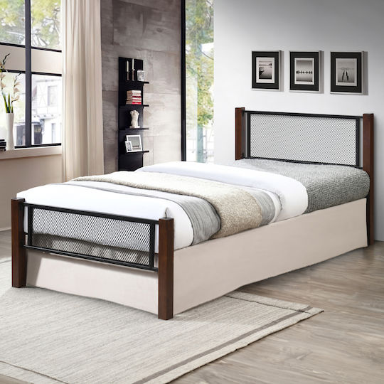 Rayven Κρεβάτι Μονό με Στρώμα 90x190cm Dirty Oak Rayven Κρεβάτι Μονό με Στρώμα 90x190cm Dirty Oak