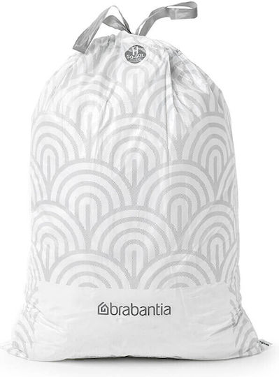 Brabantia Trash Bags for the Garden Capacity 50lt 30pcs White