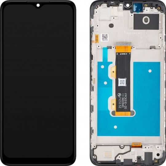 Nokia Екран със Сензорен Механизъм за Nokia G22 (Черен)