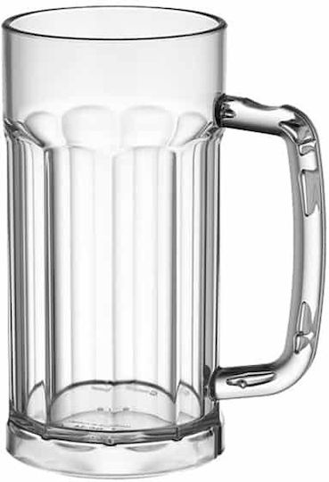 e-exoplismos Plastic Plastic Beer Drinkware 580ml 10pcs