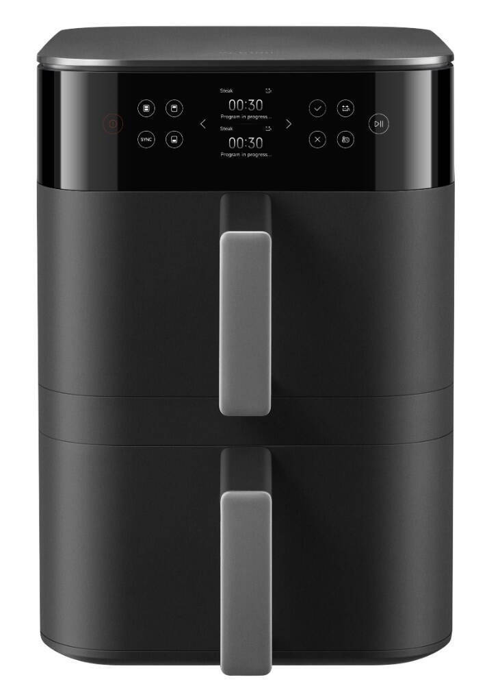 Xiaomi Air Fryer με Διπλό Αποσπώμενο Κάδο 12lt Μαύρο (BHR0883EU)