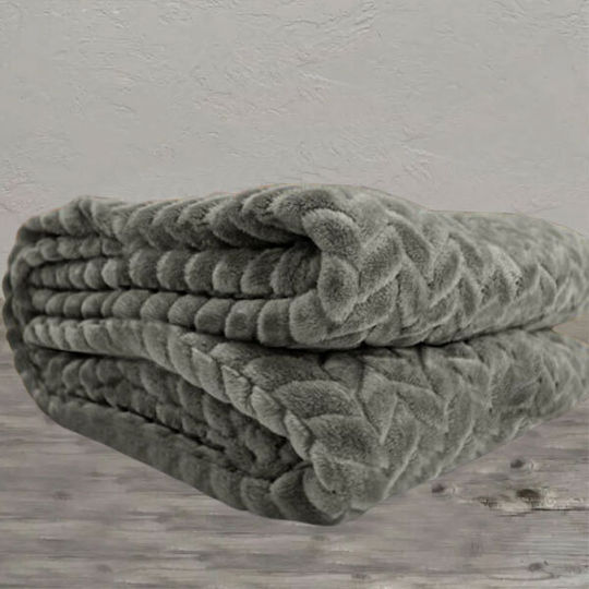 SpitiBazaar Single 160x220cm Grey SpitiBazaar Single 160x220cm Grey