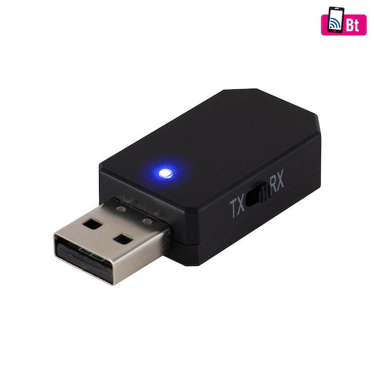 Bluetooth V5.0 Tx Übertragung Rx Empfang Adapter 3,5 Mm Klinke Usb Betrieben Sal