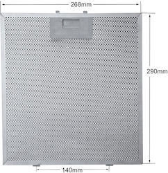 Beko Replacement Filter Vent Hood Compatible with Arcelik / Beko 26.8x29cm